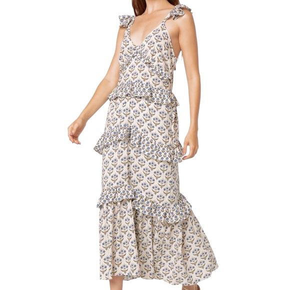 Misa Morrison Dress Pura Vida Flora‎ Mix Size XL - Picture 1 of 11